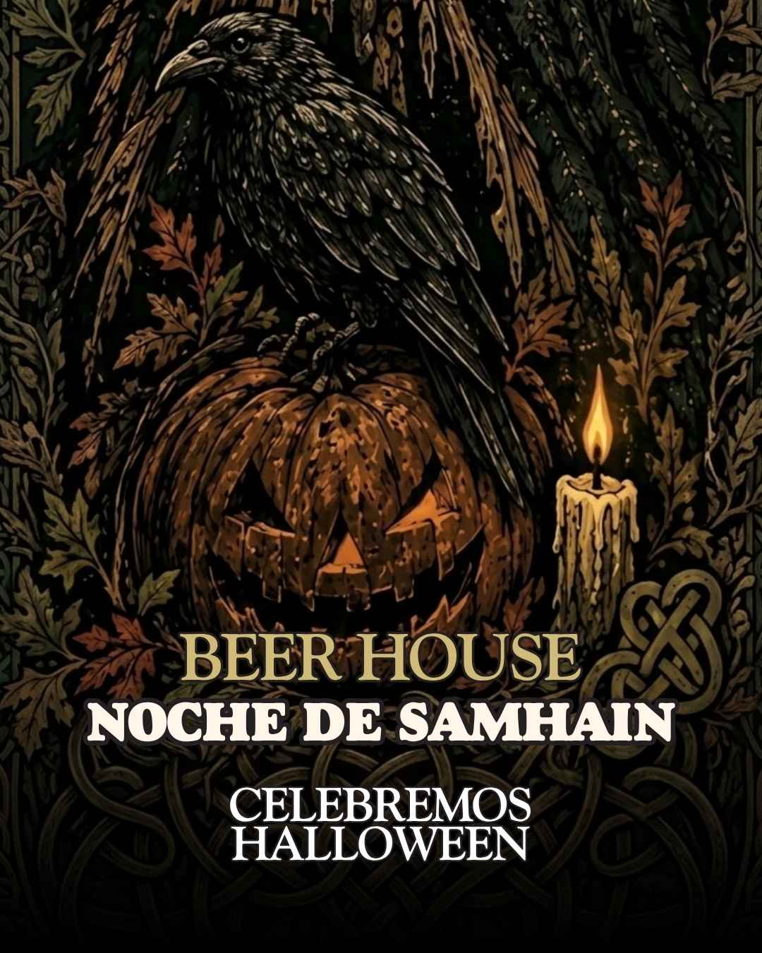Noche de Samhain, Halloween 2026 en Flannery's Beerhouse Providencia