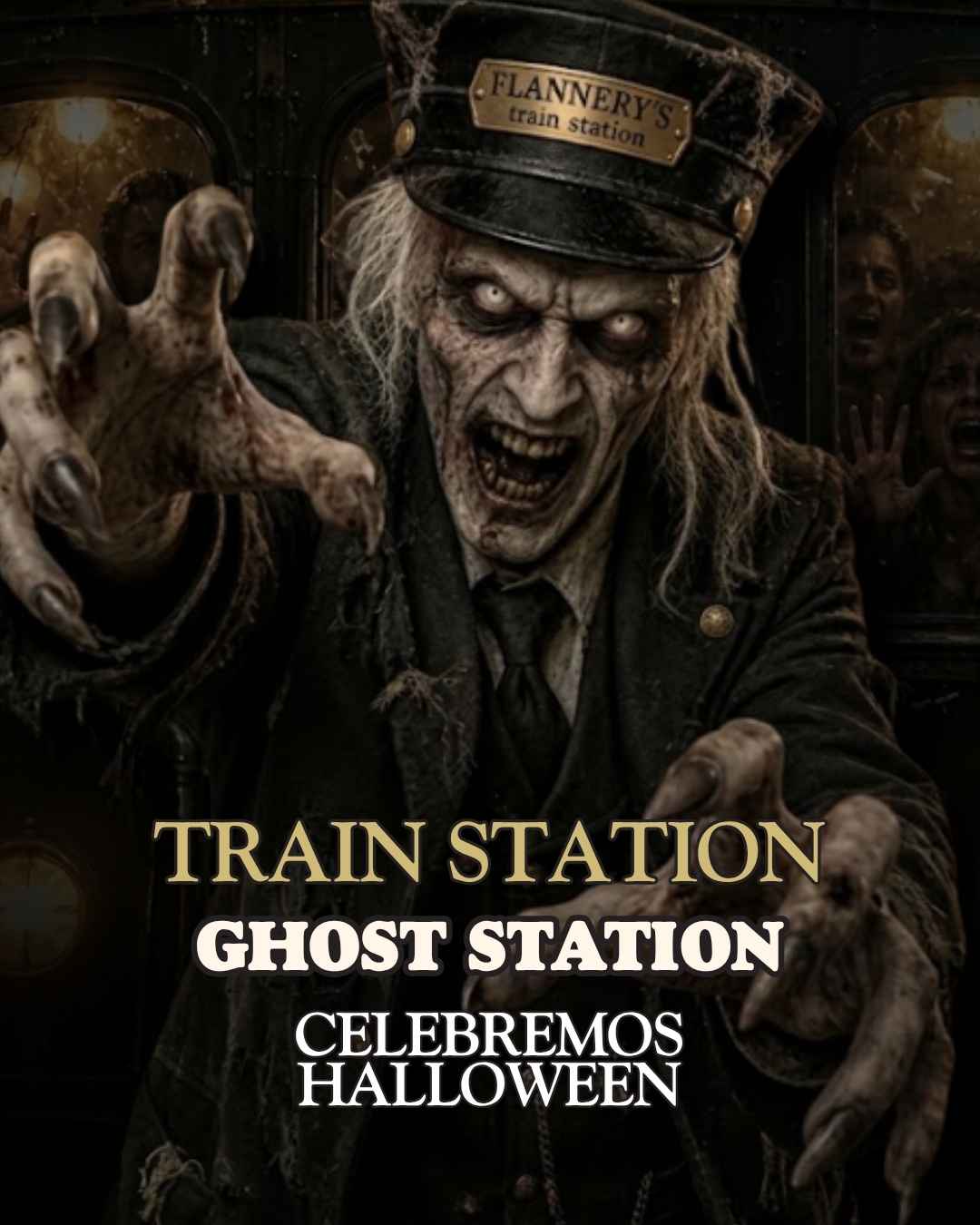 Ghost Station, Halloween 2026 en Flannery's Train Station Lo Barnechea